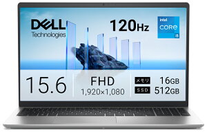 DELL�b�f�� �m�[�g�p�\�R�� Dell 15 DC15250(15.6�^/Windows11/Core i5 1334U/������ 16GB/SSD 512GB)�v���`�i�V���o�[ ND55-GHSJ