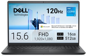 DELL�b�f�� �m�[�g�p�\�R�� Dell 15 DC15250(15.6�^/Windows11/Core i5 1334U/������ 16GB/SSD 512GB/Office)�J�[�{���u���b�N ND55-GHM3BJ