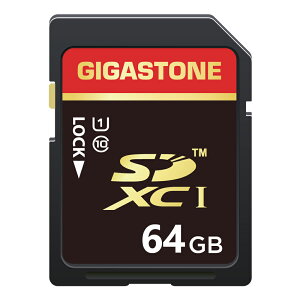 Gigastone�b�M�K�X�g�[�� SDXC�������[�J�[�h 64GB Class10 UHS-I GJSX/64U