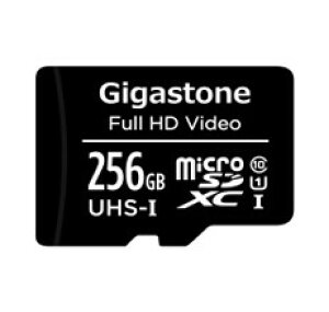 Gigastone�b�M�K�X�g�[�� microSDXC�������[�J�[�h 256GB Class10 UHS-I SD�J�[�h�A�_�v�^�t GJMX/256U