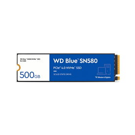 Western Digital（ウエスタンデジタル） WD Blue SN580 NVMe 内蔵SSD Type 2280 M.2 PCIe Gen4 x4 500GB WDS500G3B0E