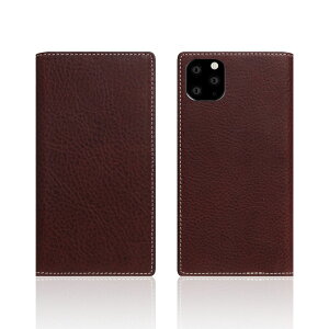 SLG Design iPhone 11 Pro�p �蒠�^�P�[�X Minerva Box Leather Case�i�u���E���j SD17867I58R