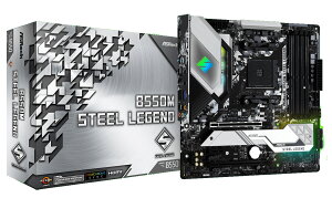 ASRockbAXbN ASRock B550M STEEL LEGEND / Micro ATXΉ}U[{[h B550M STEEL LEGEND