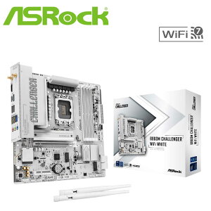 ASRock�b�A�X���b�N ASRock B860M Challenger WiFi �}�U�[�{�[�h�i�z���C�g�j B860M-CH-WIFI-WH