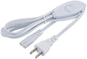 �I�[�� ���ԃX�C�b�`�t���@LED�C�[�u���C�g�X������p�d���R�[�h (�z���C�g) 2m LT-FLE2000SC OHM [LTFLE2000SC]
