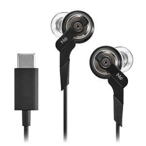���f�B�E�X �_�C�i�~�b�N���^�J�i���C���z���i�u���b�N�j HP-NHR21CK radius�@Hi-Res Wired Earphones with USB-C VOLT Series HP-NHR21C