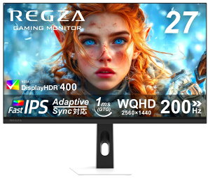 REGZA�b���O�U �Q�[�~���O�t���f�B�X�v���C(27�^/Fast IPS/WQHD 2560×1440/200Hz/1ms) RM-27G5SR