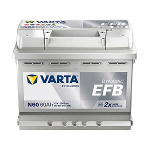 VARTA ���B�ԗpDIN�K�i�A�C�h�����O�X�g�b�v�ԃo�b�e���[ Dynamic EFB �K�i�FLN2 EFB[�����i�Ɠ����w���s��] 560500056