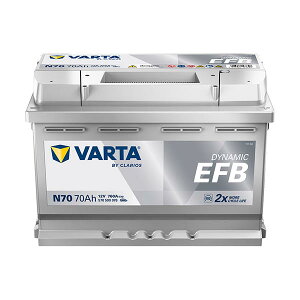 VARTA ���B�ԗpDIN�K�i�A�C�h�����O�X�g�b�v�ԃo�b�e���[ Dynamic EFB �K�i�FLN3 EFB[�����i�Ɠ����w���s��] 570500076