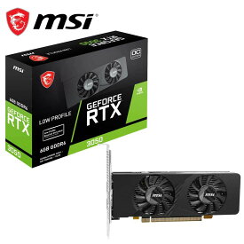 MSI｜エムエスアイ MSI GeForce RTX 3050 LP E 6G OC グラフィックボード RTX3050LPE6GOC