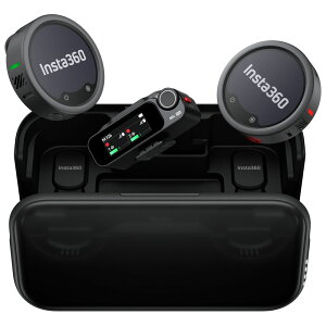 Insta360 Insta360 Mic Pro (���M�@2��{��M�@1��{�[�d�P�[�X) MCA10-MICPRO01 �C���X�^360 Mic Pro (2 TX + 1 RX)