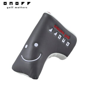 �I�m�t �u���[�h�^�C�v�p�^�[�p�w�b�h�J�o�[�i�X���[�g�O���[×�z���C�g�j OP132078 ONOFF Putter Cover OP1320