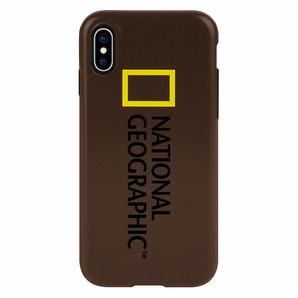 National Geographic iPhone XS X用 Hard Shell（ブラウン）  NG12950IX