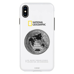 National Geographic iPhone XS/X�p Global Seal Metal-Deco Case�i�z���C�g�j NG12964IX