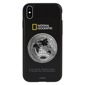 National Geographic iPhone XS/X�p Global Seal Metal-Deco Case�i�u���b�N�j NG12968IX