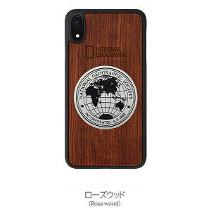 National Geographic iPhone XR�p Metal-Deco Wood Case�i���[�Y�E�b�h�j NG14127I61