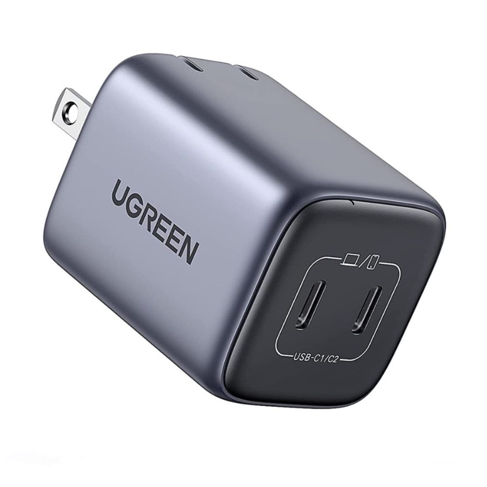 UGREEN（ユーグリーン） Nexode 充電器 45W Type-C×2ポート（グレー）  90572
