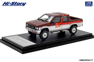 �n�C�X�g�[���[ 1/43 NISSAN DATSUN 4WD Double Cab AD (1985) �_�[�N���b�hM/�V���o�[M�c�[�g���yHS422RE2�z �~�j�J�[