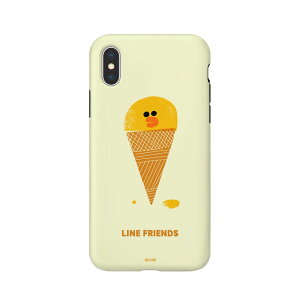 LINE FRIENDS iPhone XS/Xp LINE FRIENDSP[X e[}iT[j KCL-DSA001
