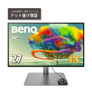 BenQbxL[ NGC^[tfBXvC(27^/IPS/4K UHD 3840×2160/60Hz/5ms/HDR400/HDMI2.0/DP1.4/Thunderbolt 3/VESA/PIPEPBPΉ/3NԃZhobNۏ)(O[) fUCi[j^[ PD2725U-JP