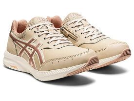 1292A053-250-25.0 アシックス レディース ゲルファンウォーカー（ベージュ・25.0cm） asics walking