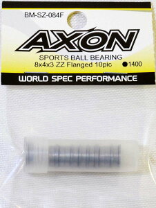 AXON SPORTS BALL BEARING 8x4x3 ZZ Flanged 10pic�yBM-SZ-084F�z ���W�R���p�[�c