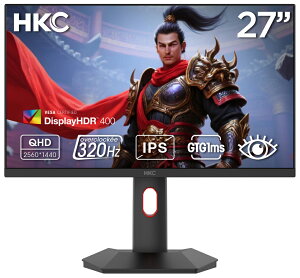 HKC�b�G�C�`�P�[�V�[ �Q�[�~���O�t���f�B�X�v���C(27�^/IPS/WQHD 2560×1440/320Hz/1ms)(�u���b�N) G27H4P