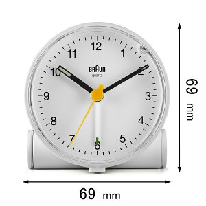 uE ڊo܂v BRAUN Analog Alarm Clock BC01W [BC01W]yԕiAz