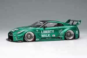 ���C�N�A�b�v 1/43 LB-�V���G�b�g���[�N�X GT 35GT-RR �L�����f�B�O���[���yLB012I�z �~�j�J�[