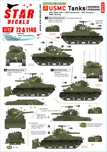 STAR DECALS 1/72 p N푈 #1 AJC̃V[}ƃp[VO M4A3(105)h[U[/M4A3Ήː/M4A3ʐM/M26A1ySD72-A1140z fJ[