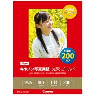 キヤノン キヤノン写真用紙・光沢 ゴールド L判 200枚 GL-101L200