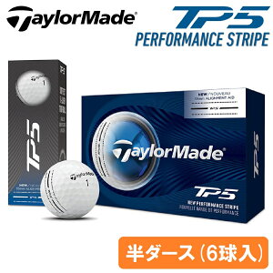 �e�[���[���C�h �e�[���[���C�h TP5 �p�t�H�[�}���X�X�g���C�v �S���t�{�[�� ���_�[�X 6������i�z���C�g�j TM-TP5-STRIPE-6P TaylorMade TP5 PerformanceStripe 6P