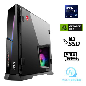 MSI�b�G���G�X�A�C �Q�[�~���O�f�X�N�g�b�v�p�\�R�� MPG Trident AS AI(Ultra 7 265F/������ 32GB/SSD 1TB/GeForce RTX 5070 12G) MPG Trident AS AI 2NVP7-081JP