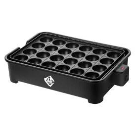 YAMAZEN 極みのたこ焼き器　ブラック（24穴タイプ） NEOG-K024-B [NEOGK024B]