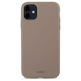 Holdit（ホールディット） iPhone11/XR用 Slim Case ハードケース(モカブラウン) Holdit 15827(HOLDIT)