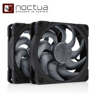 Noctua｜ノクチュア 次世代 chromax.black 120mm PWM ケースファン 2台セットモデル（ブラック） NFA12X2…