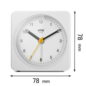 uE ڊo܂v BRAUN Analog Alarm Clock BC03W [BC03W]yԕiAz