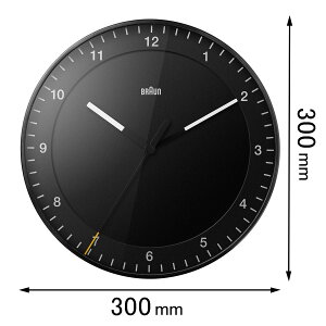 �u���E�� �|�����v BRAUN Wall Clock BC17B [BC17B]�y�ԕi���A�z