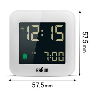 uE ڊo܂v BRAUN Digital Alarm Clock BC08W [BC08W]yԕiAz
