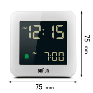 uE ڊo܂v BRAUN Digital Alarm Clock BC09W [BC09W]yԕiAz
