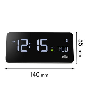 uE ڊo܂v BRAUN Digital Alarm Clock QiCX[d BC21B [BC21B]yԕiAz