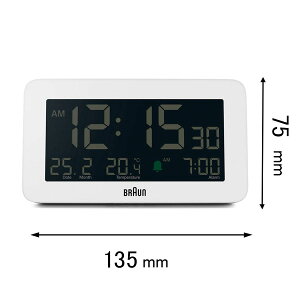 uE ڊo܂v BRAUN Digital Alarm Clock BC10W [BC10W]yԕiAz