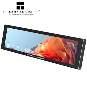 Thermalright�b�T�[�}�����C�g Trofeo Vision 9.16 LCD Black 9.16�C���`IPS�f�B�X�v���C���ڃK�W�F�b�g�i�u���b�N�j TH-TV916LCD-BK
