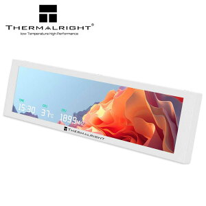 Thermalright�b�T�[�}�����C�g Trofeo Vision 9.16 LCD Black 9.16�C���`IPS�f�B�X�v���C���ڃK�W�F�b�g�i�z���C�g�j TH-TV916LCD-WH