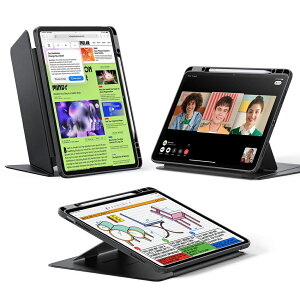 ESR iPad Air 13�C���` (M4/M3/M2)�p Flip �y���z���_�[�t���n�C�u���b�h�P�[�X�i�u���b�N�j ES28509