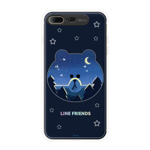 LINE FRIENDS iPhone 8 Plus/7 Plusp nCubhP[X LINE FRIENDS LIGHT UP CASEiuEj KCL-LBR003