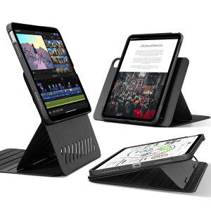 ESR iPad 11�C���` A16/iPad 10.9�C���`��10����Ή� ��O���\�}�O�l�b�g�J�o�[ (�c����/�����������ɑΉ��AApple Pencil�����[�\)�iBlack�j 1B21100101