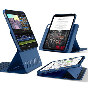 ESR iPad 11�C���` A16/iPad 10.9�C���`��10����Ή� ��O���\�}�O�l�b�g�J�o�[ (�c����/�����������ɑΉ��AApple Pencil�����[�\)�iNavy Blue�j 1B21100201
