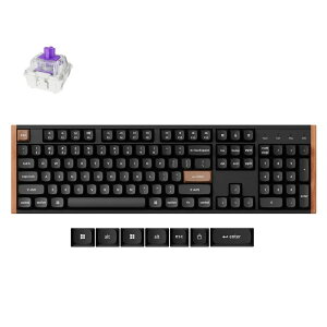 Keychron�b�L�[�N���� K10 HE �}�O�l�b�g�X�C�b�`���� QMK ���C�����X �J�X�^���L�[�{�[�h�i�p��z��E�X�y�V�����G�f�B�V���� �u���b�N�j K10H-F1-US