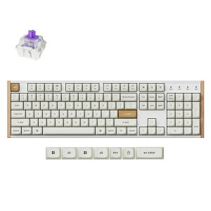 Keychron�b�L�[�N���� K10 HE �}�O�l�b�g�X�C�b�`���� QMK ���C�����X �J�X�^���L�[�{�[�h�i�p��z��E�X�y�V�����G�f�B�V���� �z���C�g�j K10H-Q1-US